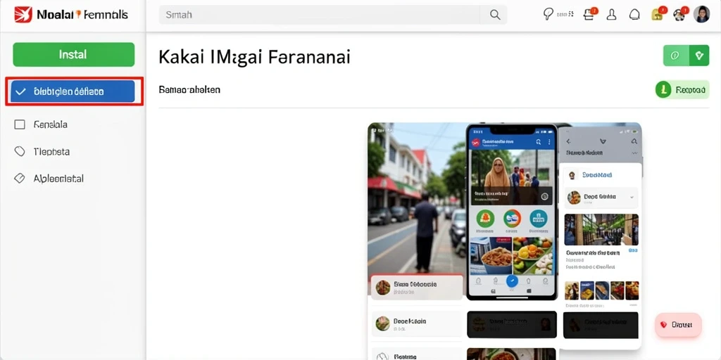 Tampilan antarmuka CERIA33 yang ramah pengguna.