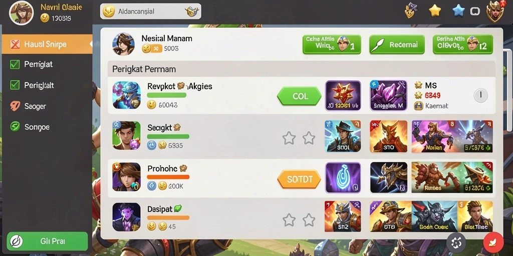Screenshot 1 menampilkan tampilan awal permainan yang menarik.