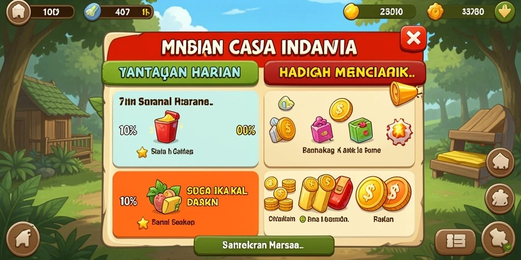 Tampilan awal aplikasi LABA777 yang menarik dan intuitif.