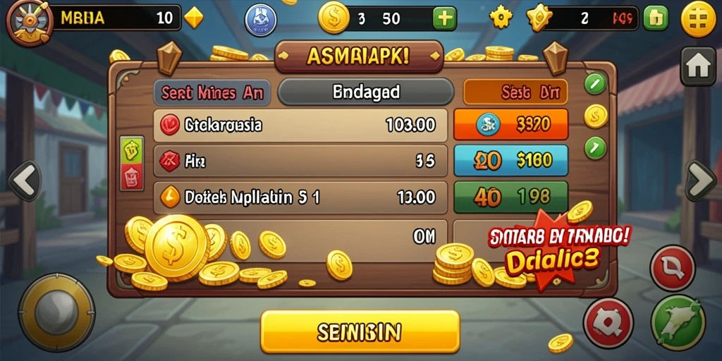 Tampilan antarmuka LEDAKGG yang menarik dan intuitif.
