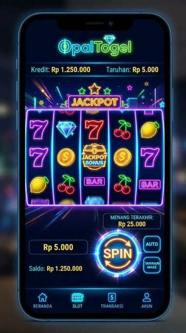 Pratinjau antarmuka opaltogel — aplikasi APK resmi Android v1.7.5